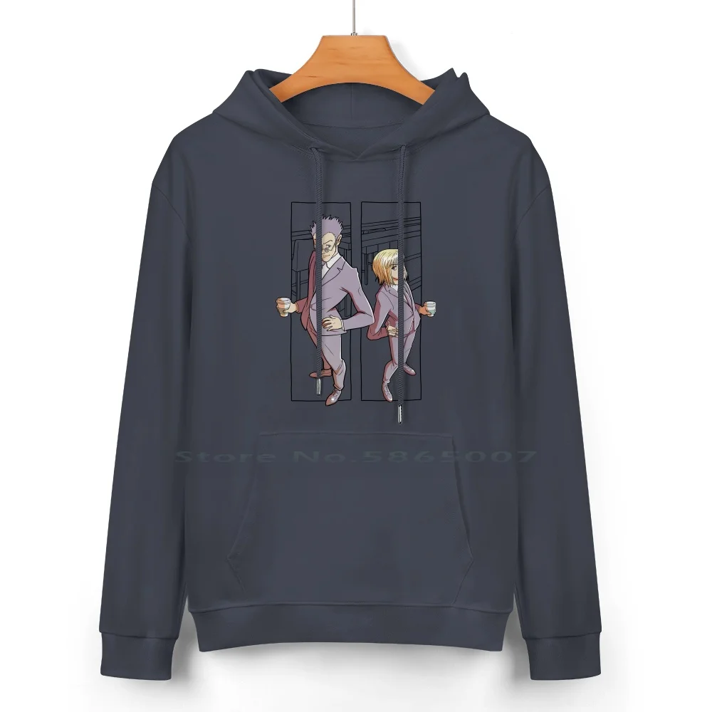 Casual Meeting Pure Cotton Hoodie Sweater 24 Colors Hunter X Hunter Hxh Leorio Kurapika Leopika Shonen Manga 100% Cotton Hooded