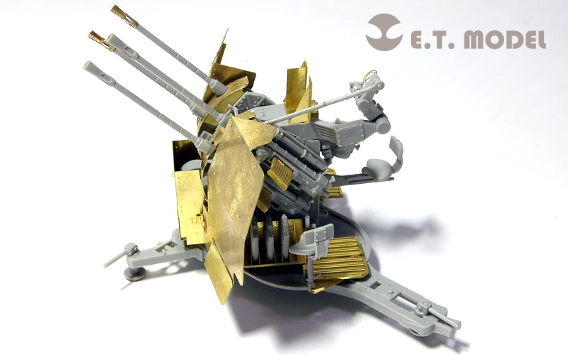 ET Model E35-027 WWII German 2cm FLAK 38 Anti-Aircraft Gun Detail Up Parts For TRUMPETER 02309