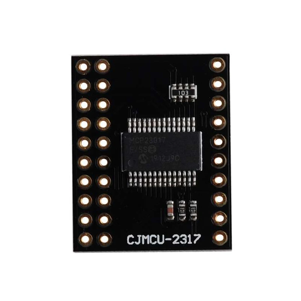 MCP23017 وحدة الواجهة التسلسلية IIC I2C SPI ثنائي الاتجاه 16 بت I/O المتوسع دبابيس 10 ميجا هرتز CJMCU-2317 #3