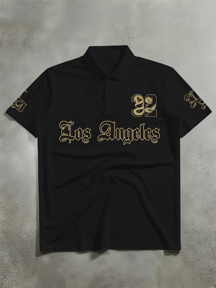 Polo pour homme style rétro av - Street Fashion Los Angeles avis et prix