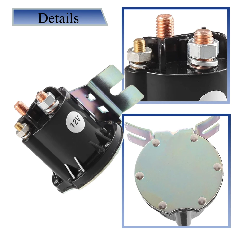 12V Universal engine Starter Solenoid Relay For Hydraulic Equipment RV Applications Grid Heater Systems Lawn Garden Equipment