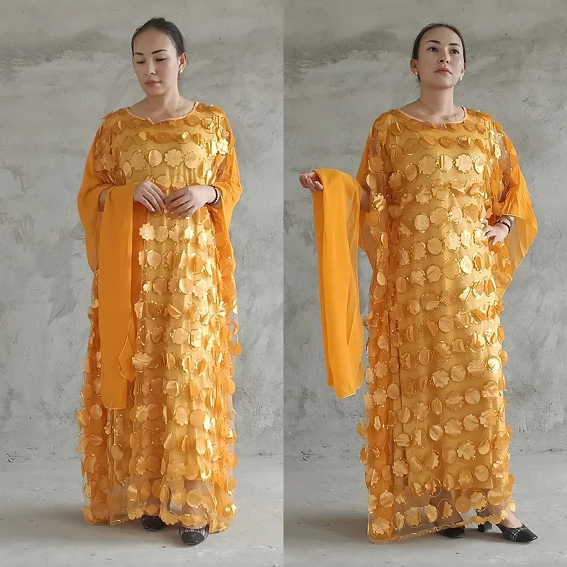 

Abayas for Women Dubai African Muslim Fashion Dress Chiffon Boubou Robe Djellaba Femme Caftan Marocain Evening Party Dresses