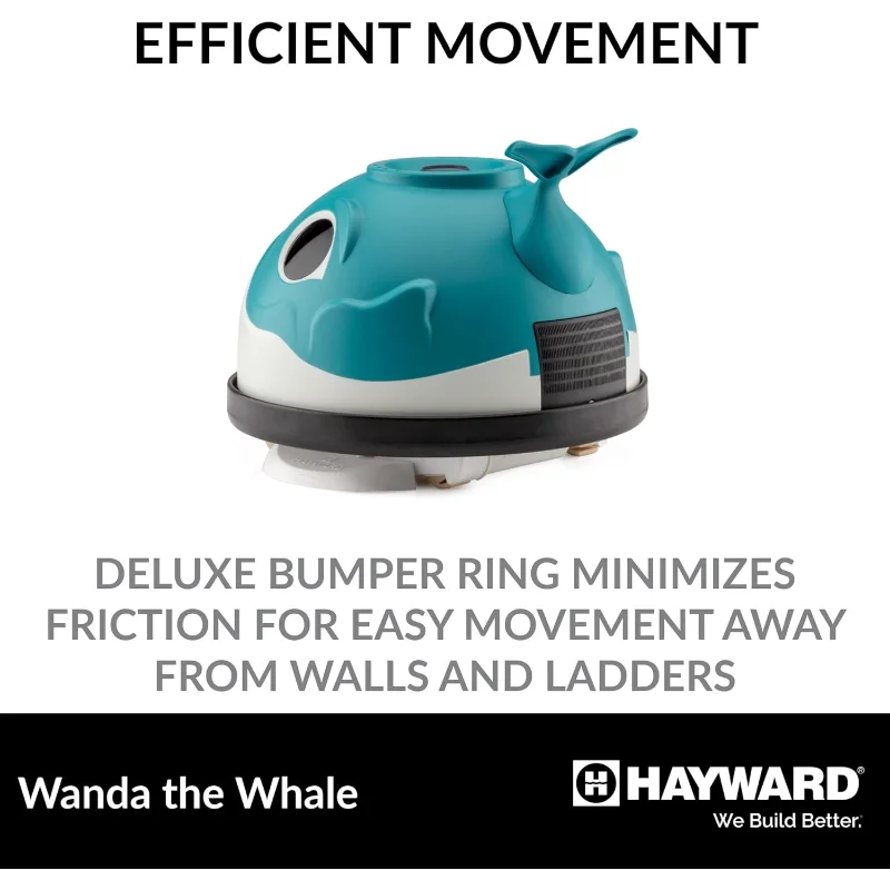 Hayward W3900 Wanda the Whale Above-Ground Suction Pool Cleaner for Any Size Pool (Automatic Pool Vacuum)