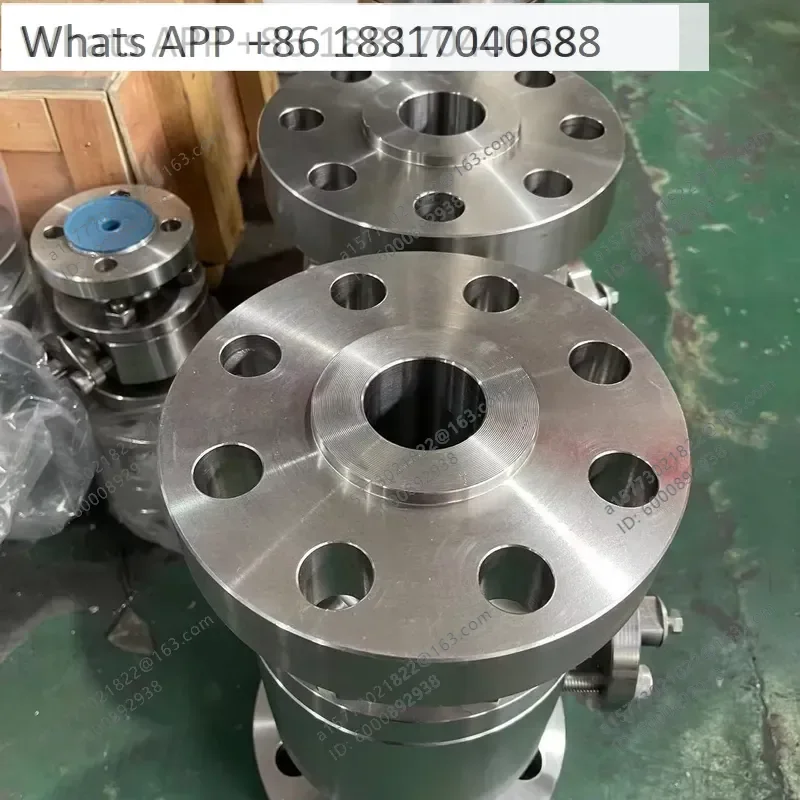 1PC for Q41F 304 Stainless Steel Forged Flanged Ball Valve Three Piece High Pressure Threaded 160 320 420 PSI 1PC