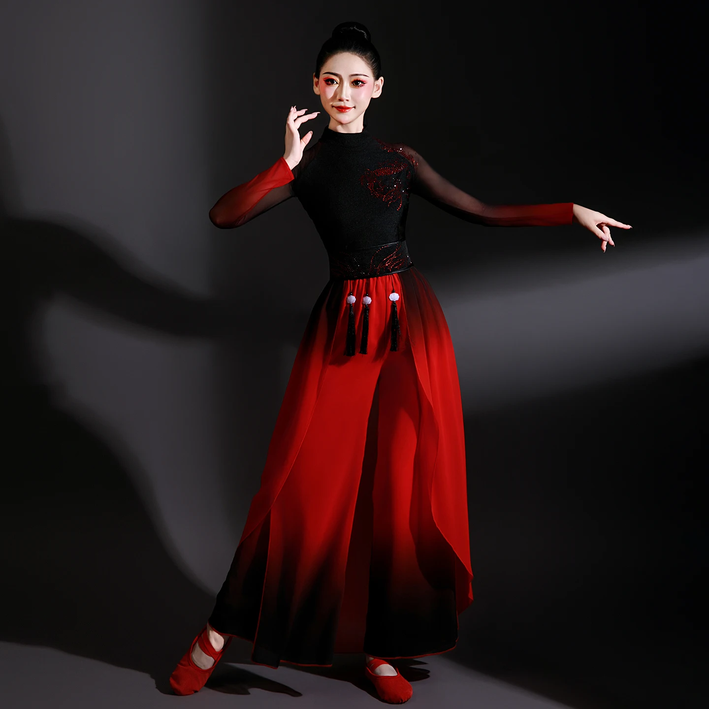 costume-de-spectacle-sur-scene-de-danse-classique-pour-femmes-adultes-costume-de-roi-de-tambour-yangge-vetements-ethniques-traditionnels-chinois