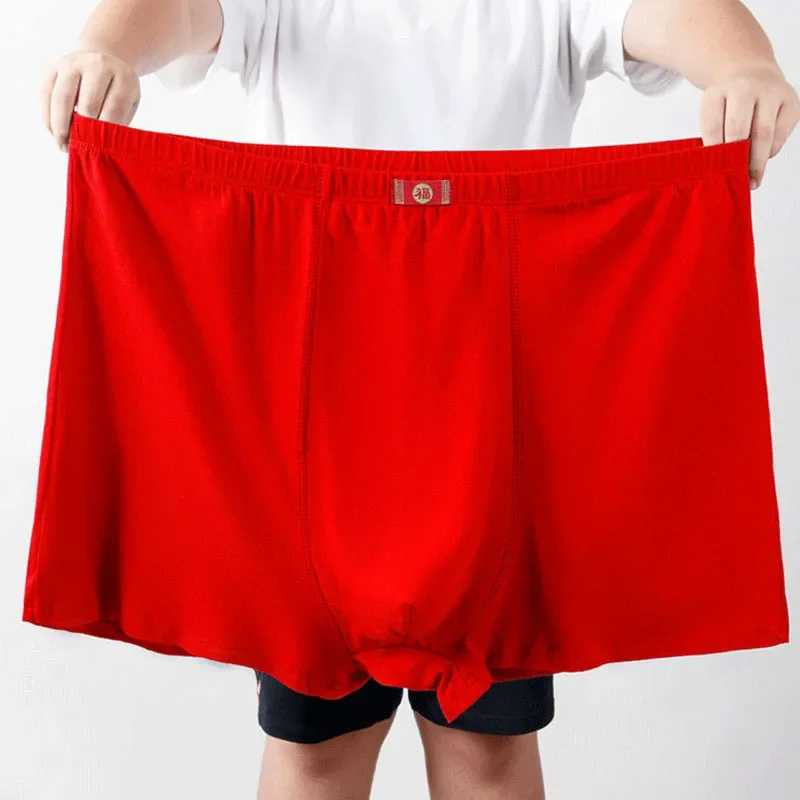 4Pcs/lot 10XL Men Boxer 100% Cotton Mens Boxer Homme Mens Panties Men Underwer Panties Man Underwer Man Boxer Comfort Oversize