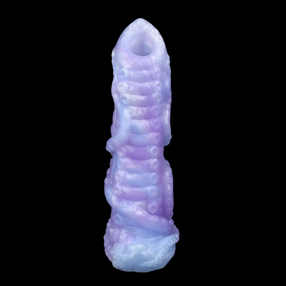 YESBUY Hollow Ovipositors Soft Silicone Ovipositor Toy Artificial Lay Five Eggs Anal Sex Toys For Couple Anus Vaginal Massager