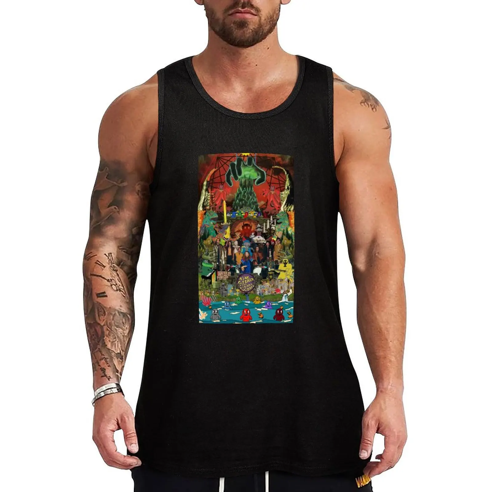 King Gizzard and the Lizard Wizard Collage - all proceeds to charity - King Gizzard's Altered Beasts Club Band Tank Top