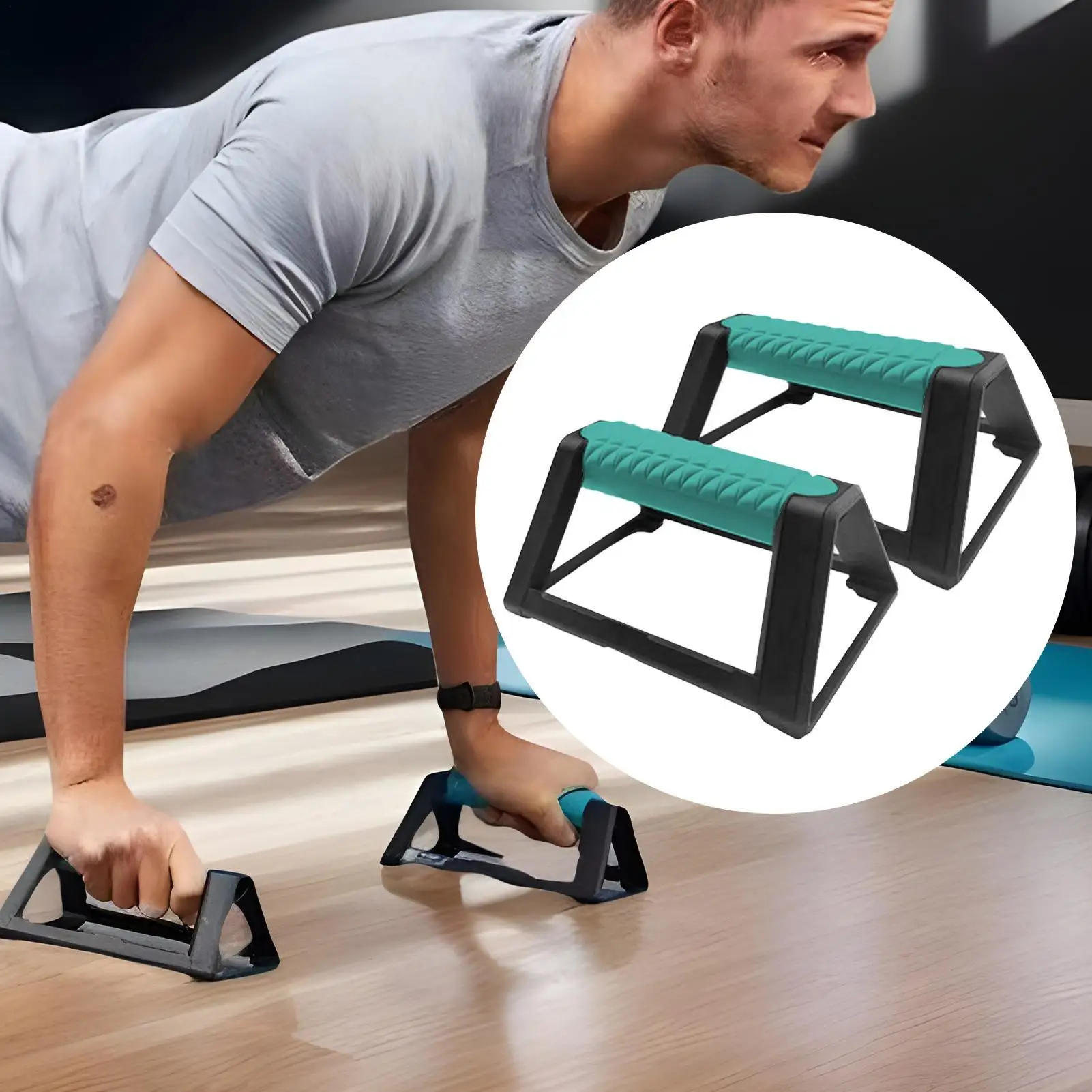 Multifunctional H-Shaped Push-up Bracket Push up Handles Gym Workout Equipment For Women And Men Home Gym Stretching Equipment