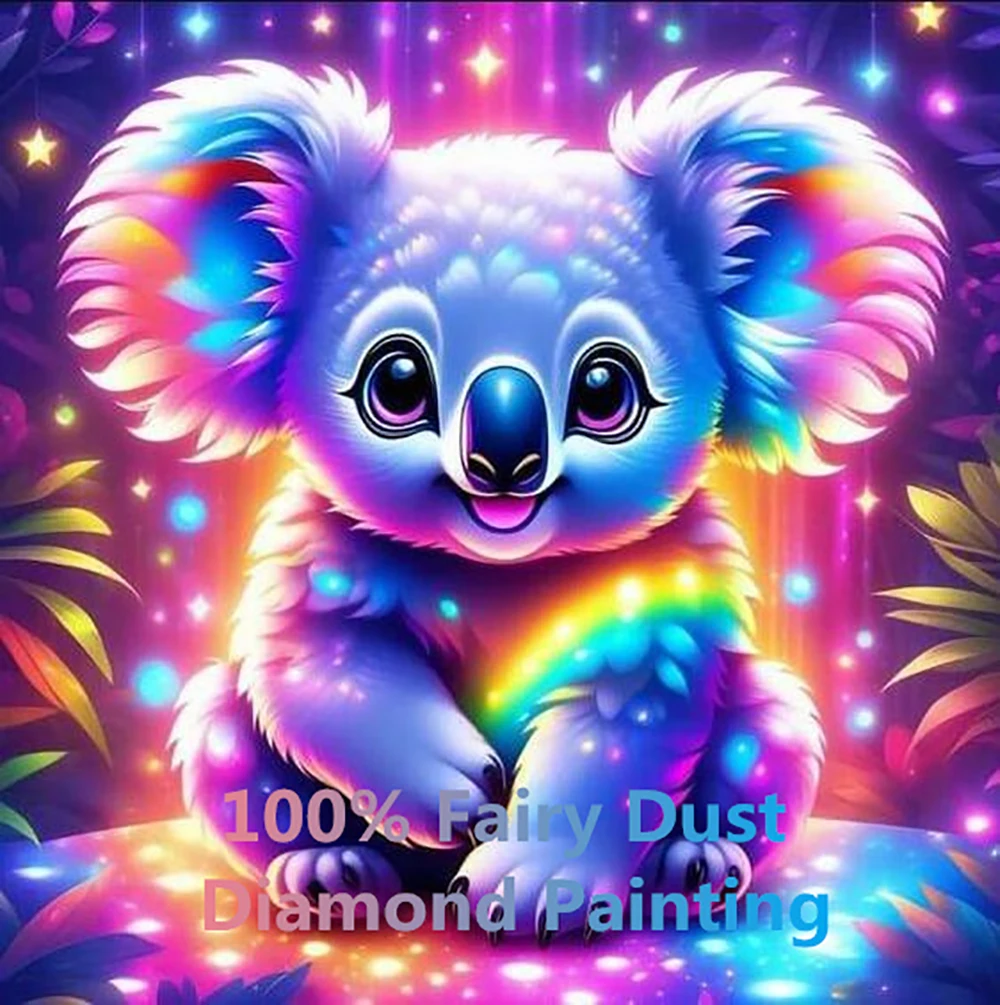 

Flowers Animal 100% Fairy Dust Square Drill Full Diy Diamond Painting Cross Stitch Crystal AB Embroidery Mosaic Decor Needlework