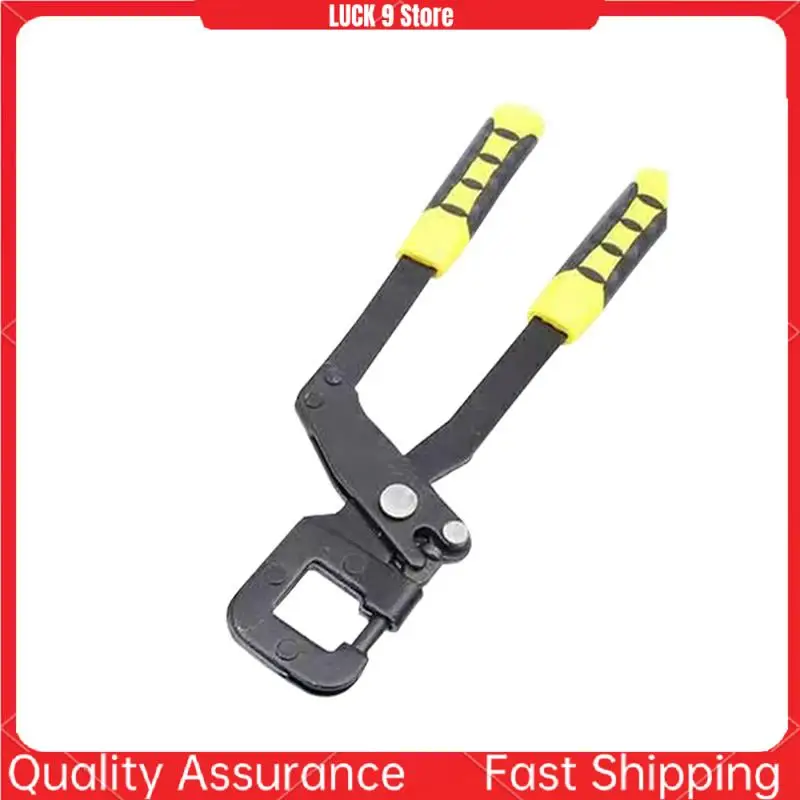 

Two-Color Double-Handle Piercing Pliers Fixed One-Hand Light Steel Keel Pliers Stud Crimping Pliers Easy Install Easy To Use