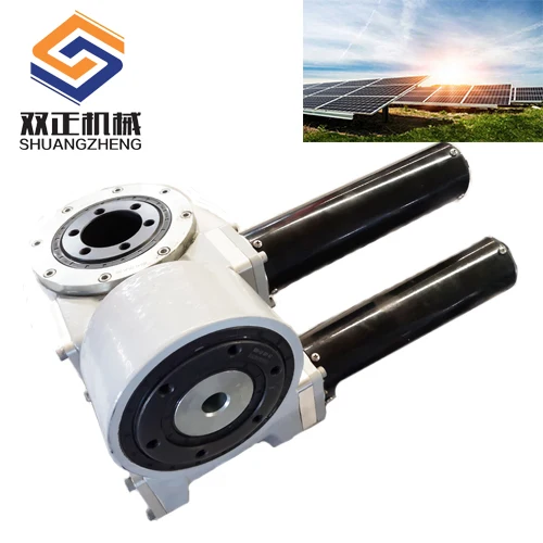 

Axial And Radial Rotary Dual Axis Slewing Drive SDD3 With DC Motor