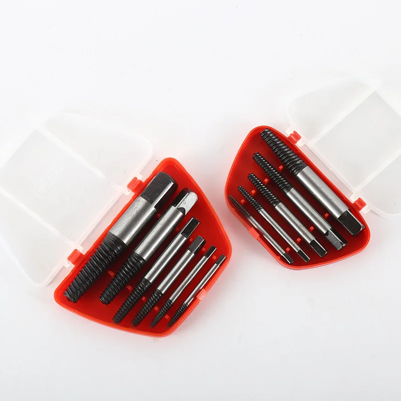 

5-piece set of broken head screw extractor and 6-piece set of tool set for manual removal of faucet broken wire