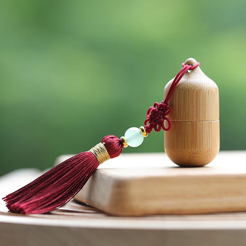 Bouteille d'Huile Essentielle en Bambou avec Boule Roulante en Acier, Petite Bouteille en Verre de Bois Africain, sexuellement, 1ml