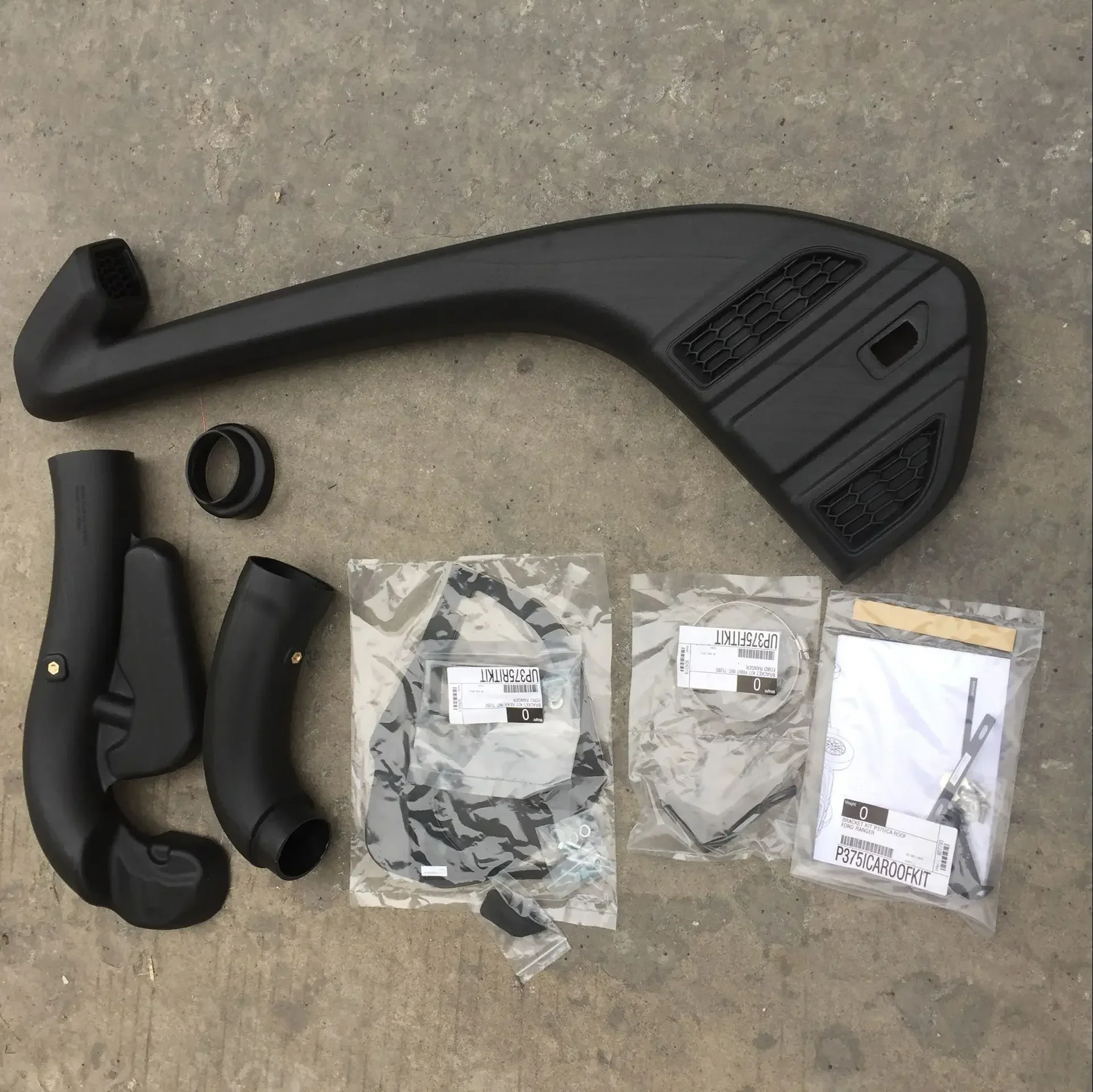 CITYCARAUTO SNORKEL KIT Fit 2015-2017 Ranger T7 Xlt Xl 2Wd 4Wd Wildtrak Air Intake LLDPE Snorkel 4x4 Kit Set WITH FREE SHIPMENT