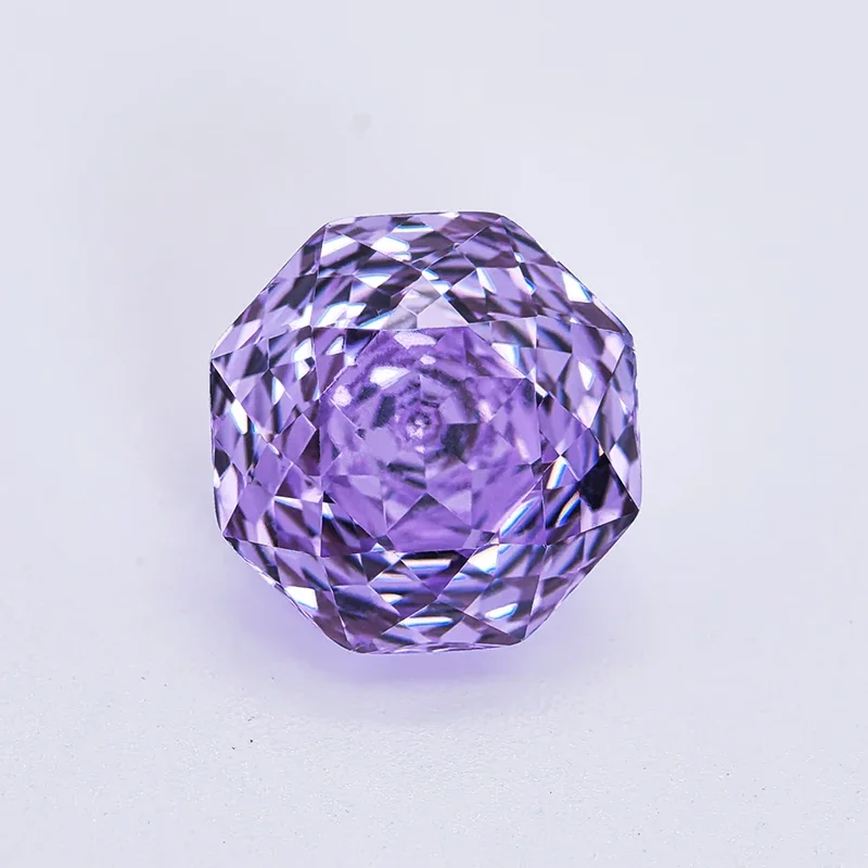 

Cubic Zirconia Wholesale Lavender Color Rose Cut Charms Bead for DIY Jewelry Making Earrings Bracelet Materials No Certificate