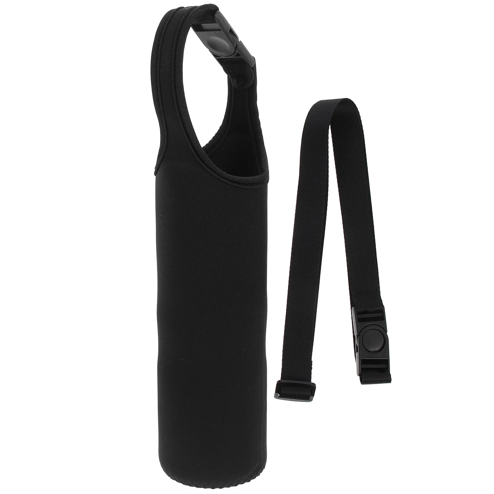 

1 комплект, сумка-переноска для бутылки с водой, портативный уличный держатель для бутылки с водой, легкий, компактный, подходит из нержавеющей стали, пластик