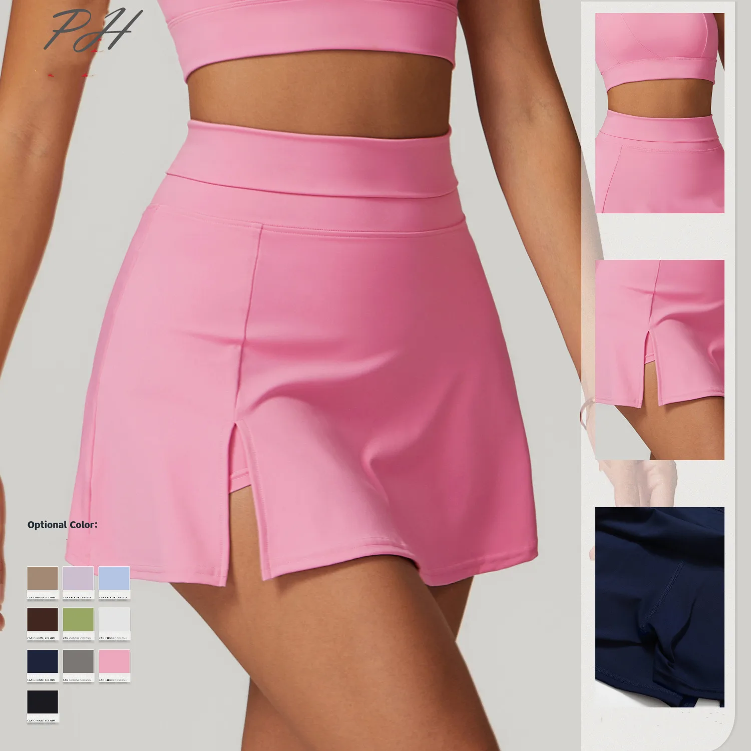 Women's Yoga Short Skirt Golf Tennis Sport Skirt Badminton Fitness Dancing Skirt Quick Dry Comfort Running Leisure Sport Dress