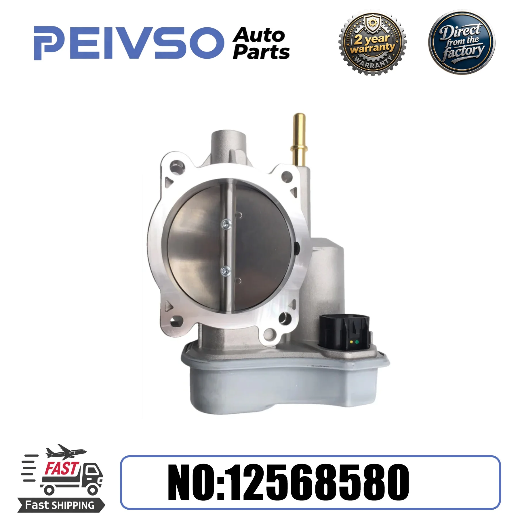 PEIVSO Throttle Body For Chevy Trailblazer Colorado Impala GMC Envoy Canyon Isuzu Ascender Saab 9-7X Pontiac Grand Prix 12568580