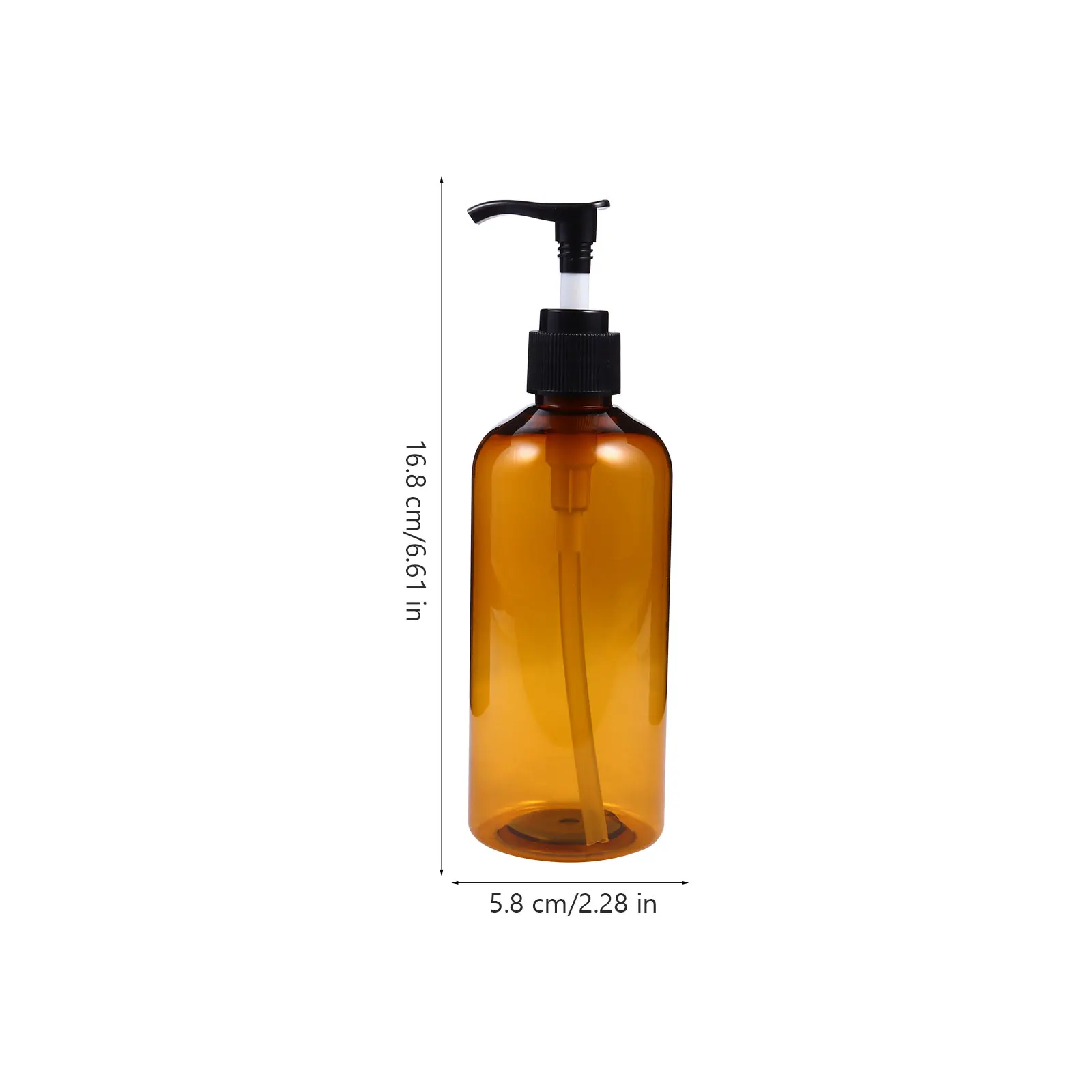 

6 Pcs Hand Lotion Press Bottle Sub-packaging Bottles Refillable Travel Brown Makeup Emulsion