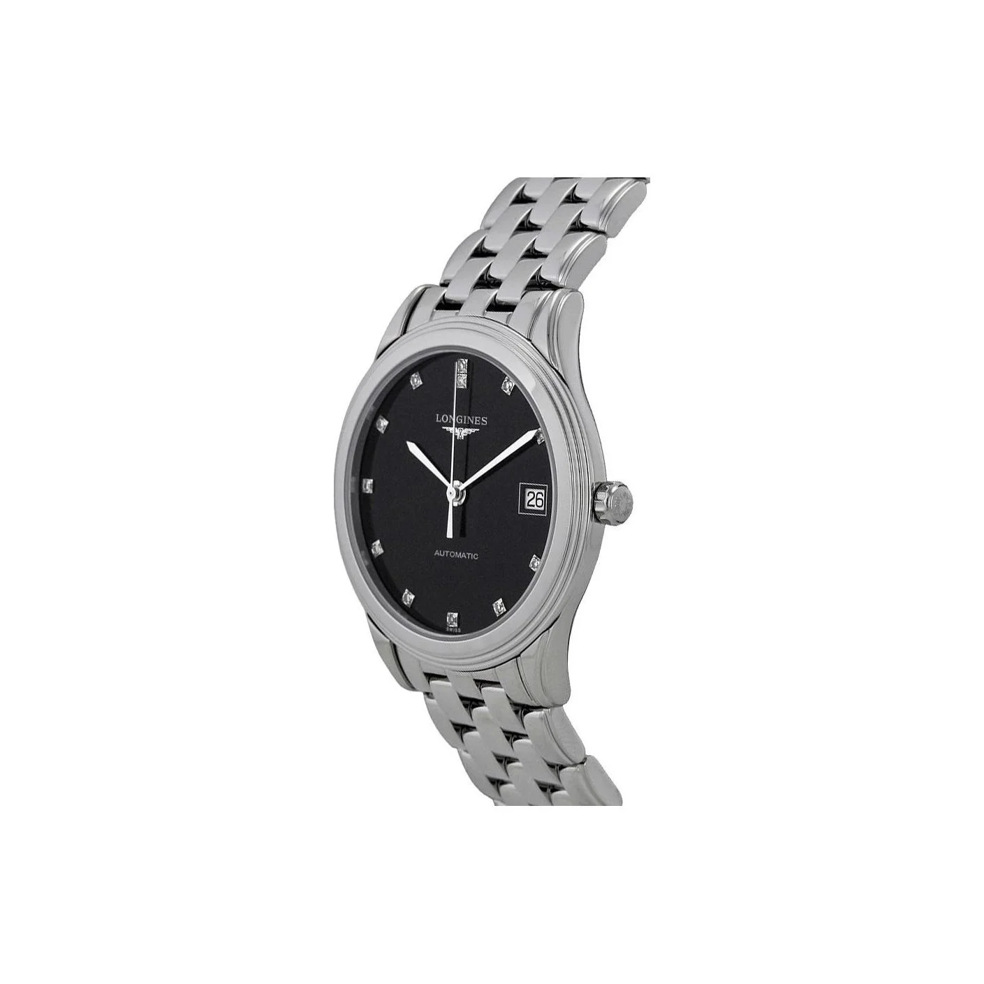 LONGINES Military Flag Collection Automatic Mechanical Movement Men's Watches Watch 35.6mm Black Dial L4.774.4.57.6