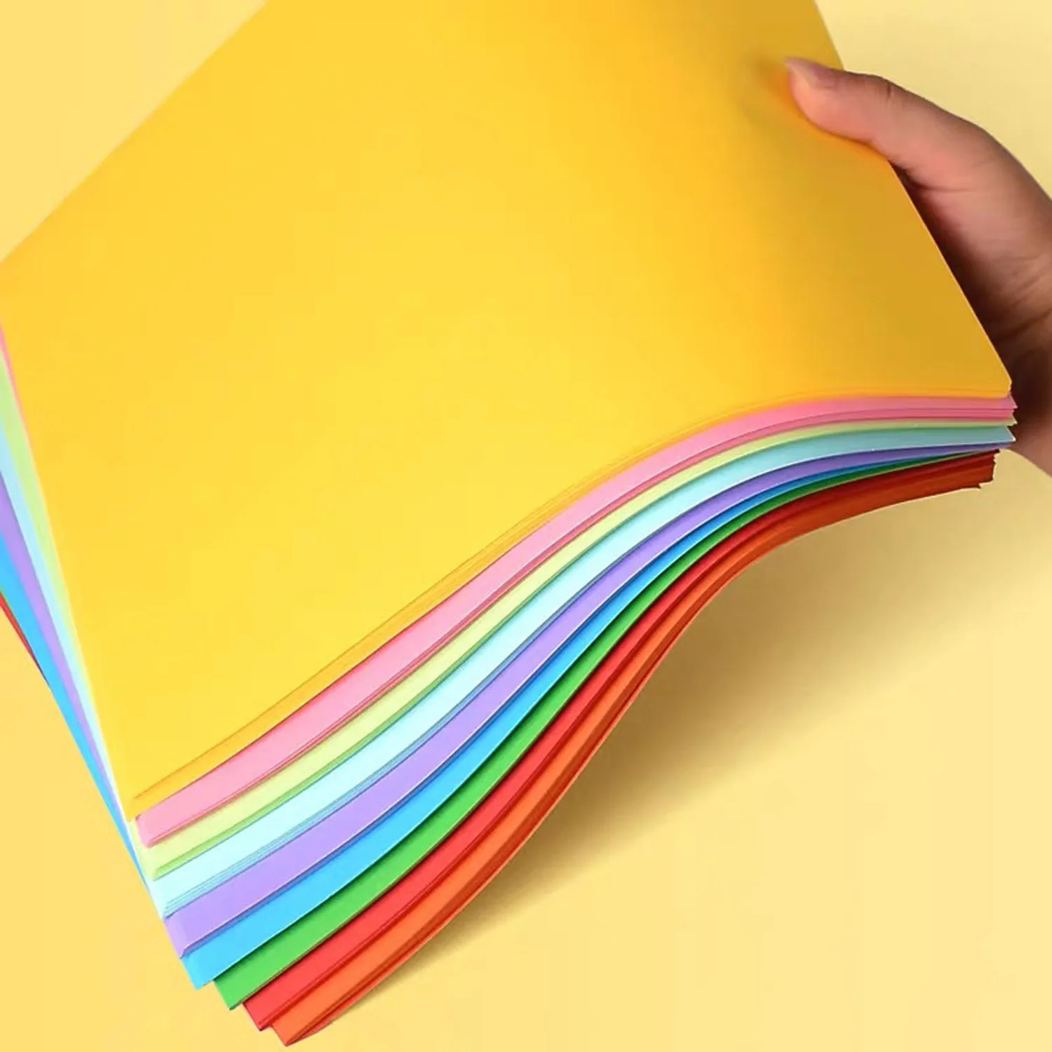 Papel para impressora de cópia multiuso Makeasy A4 70g colorido 8,5" x 11" 5 prateleiras 2500 folhas (500 folhas/ream)