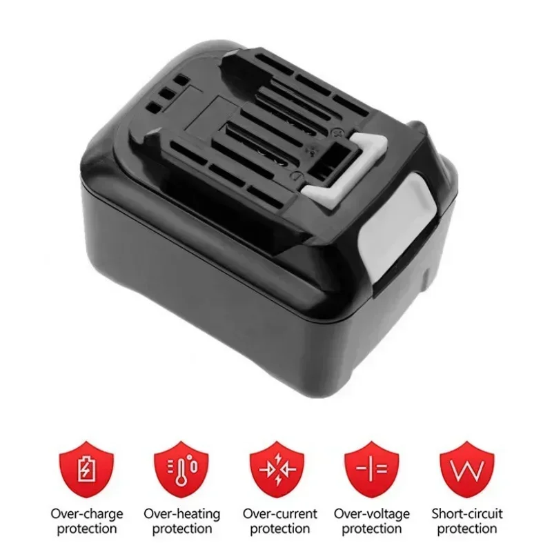 6.0Ah 12V High Performance Battery for Makita, Safe Li-ion Replacement for BL1016/BL1021B/BL1041B.