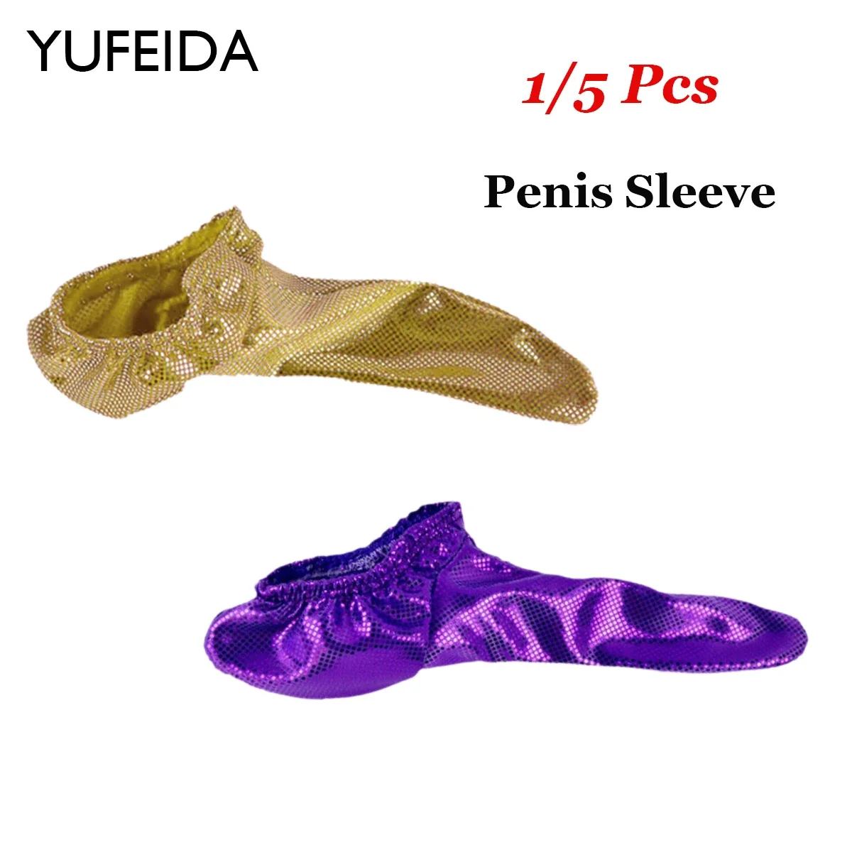 

YUFEIDA Unilateral Thong Man Sexy Imitation Leather Underwear Penis Pouch G-string Underpants Male Penis Sheath Cover Lingeries