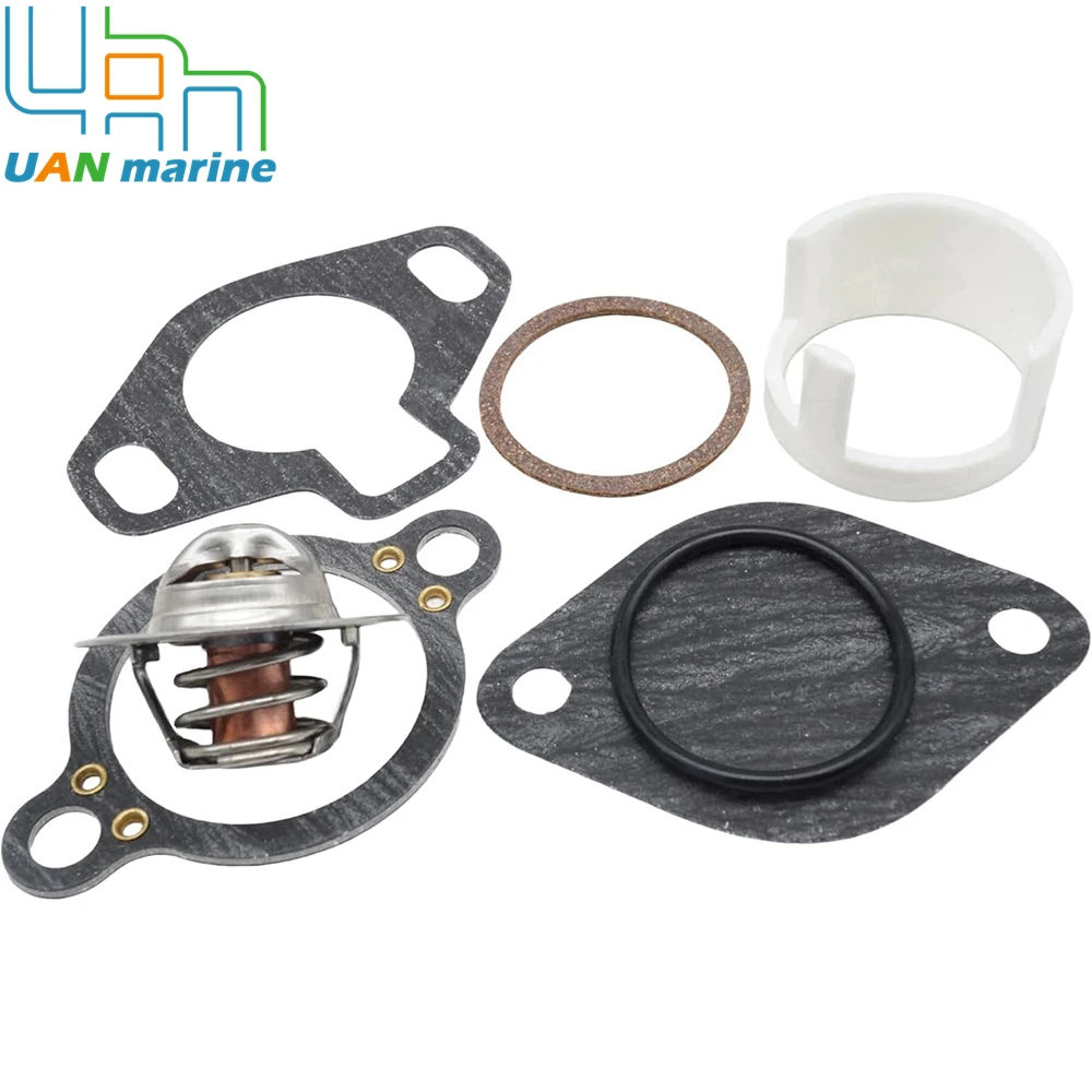 

807252Q5 Thermostat Kit For MerCruiser SternDrive with Sleeve 160° 4.3L 5.0L 5.7L 7.4L 8.2L 1987 Up 18-3647 807252T8 8M0091470