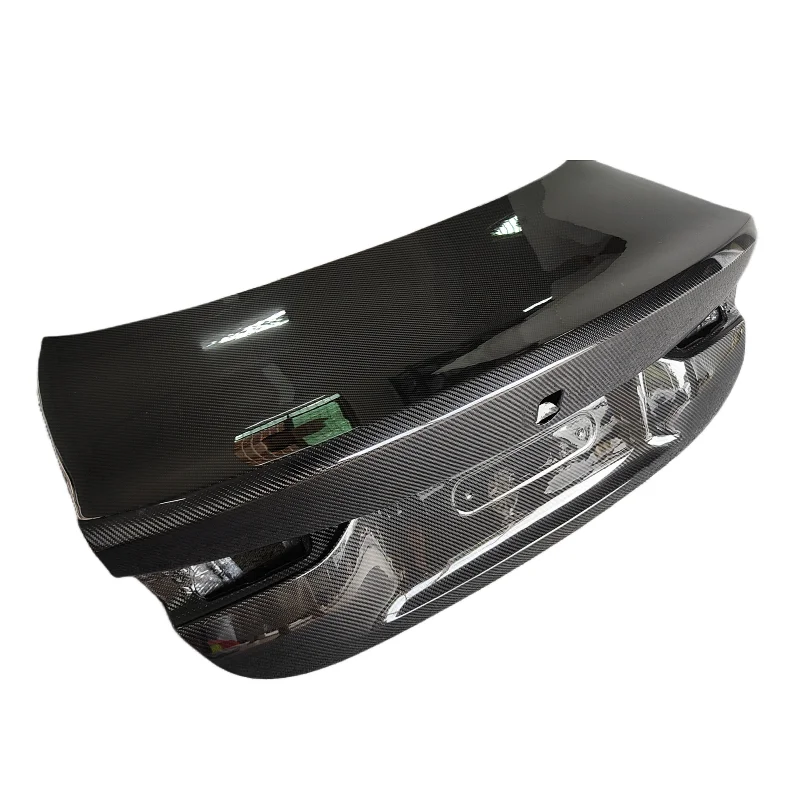 

Used for the BMW M4 G82 Body Kit Carbon Fiber Luggage Compartment Lid License Plate Holder Tailgate Lock Switch