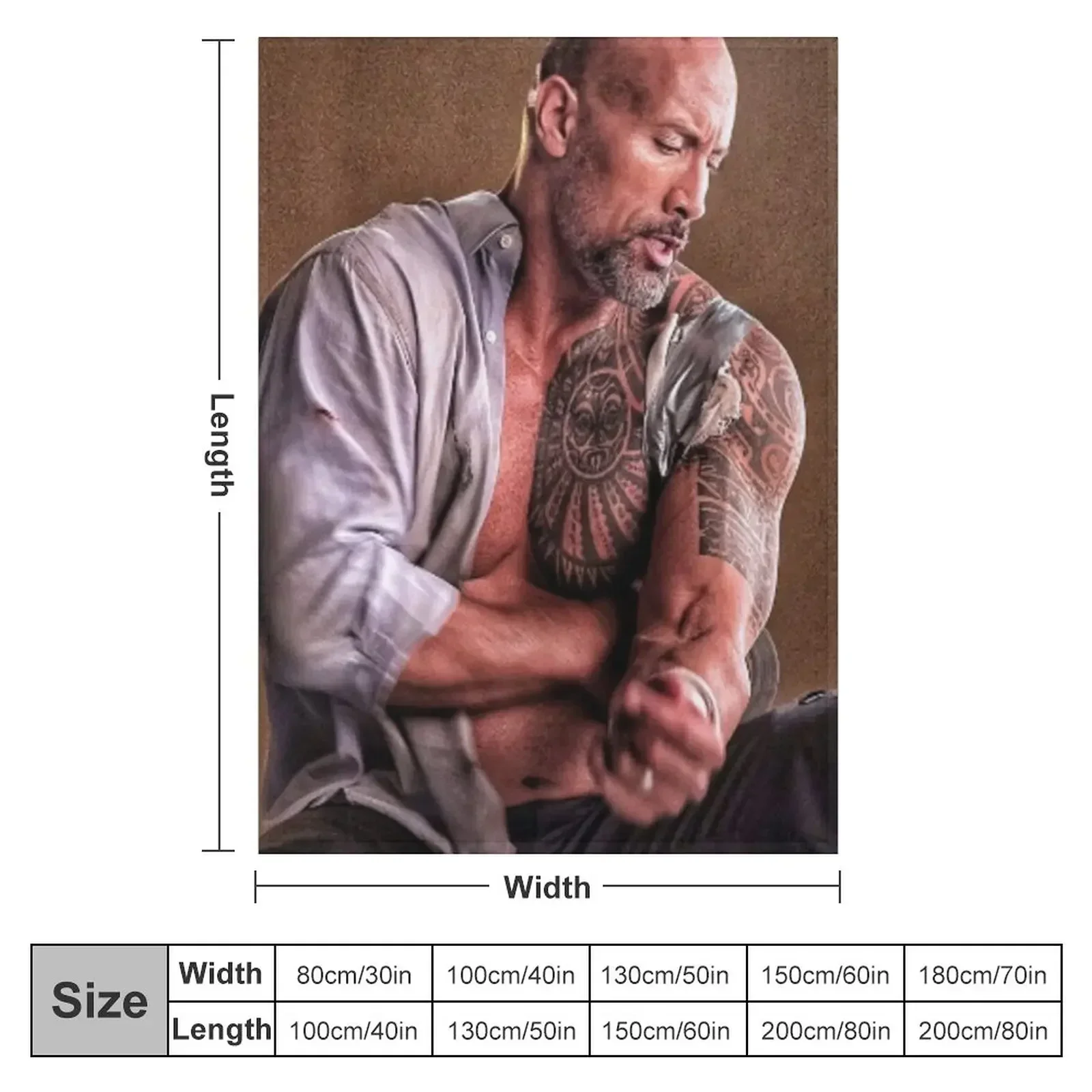 dwayne johnson Throw Blanket Luxury St Soft Beach Weighted Blankets