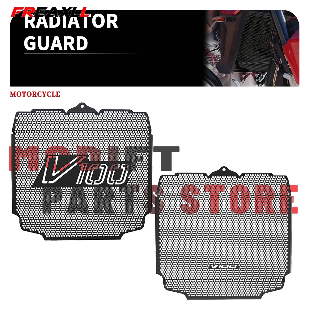 

Мотоцикл для Moto Guzzi V100 Stelvio V 100 Stelvio 1000 2024 2025 защита радиатора решетка радиатора крышка гриль протектор