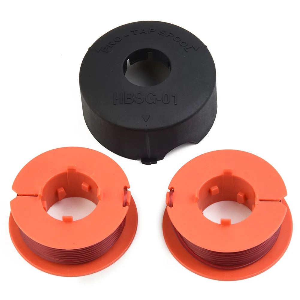 3pcs Spools+ Spool Cap For BOSCH ART 23 26 30 Combitrim Easytrim Spool Line F016800175 String Trimmer Parts Garden Tool