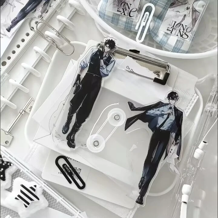 علامة واقفة رحلة عالية المستوى من خلال القمر، كسر الغيوم، حامل مزدوج من الأكريليك من تأليف يان شيه جيانغ تينغ CP