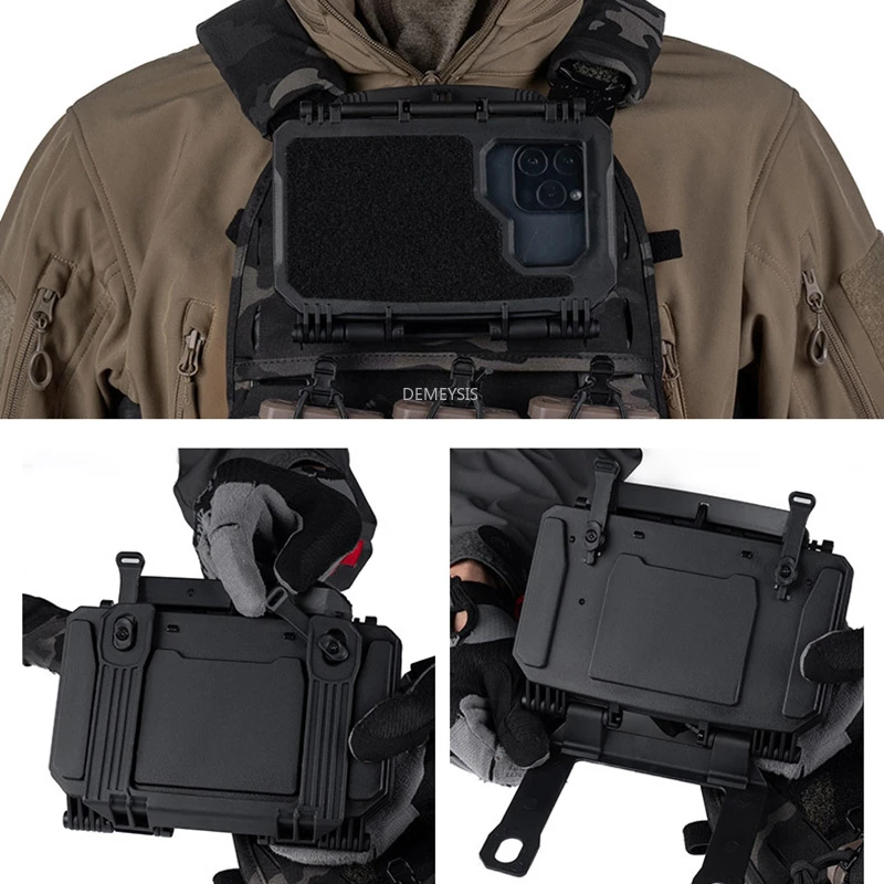

Tactical Navigation Board Storage Box V2 V2 PLUS MOLLE Phone Holder Hunting Vest Plate Carrier Accessory Equipment Store Case