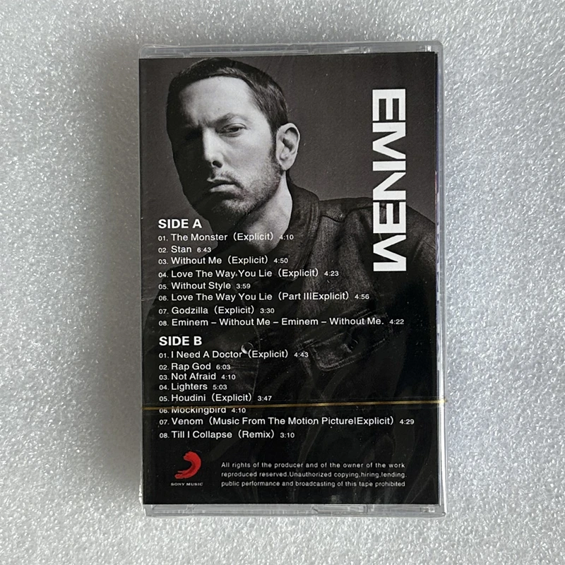 Cassette de Música de Eminem, Slim Shady, Álbum Without Me, Houdini, Casetes, Cosplay, Grabadora, Walkman, Bandas Sonoras para Auto, Colección, Regalo
