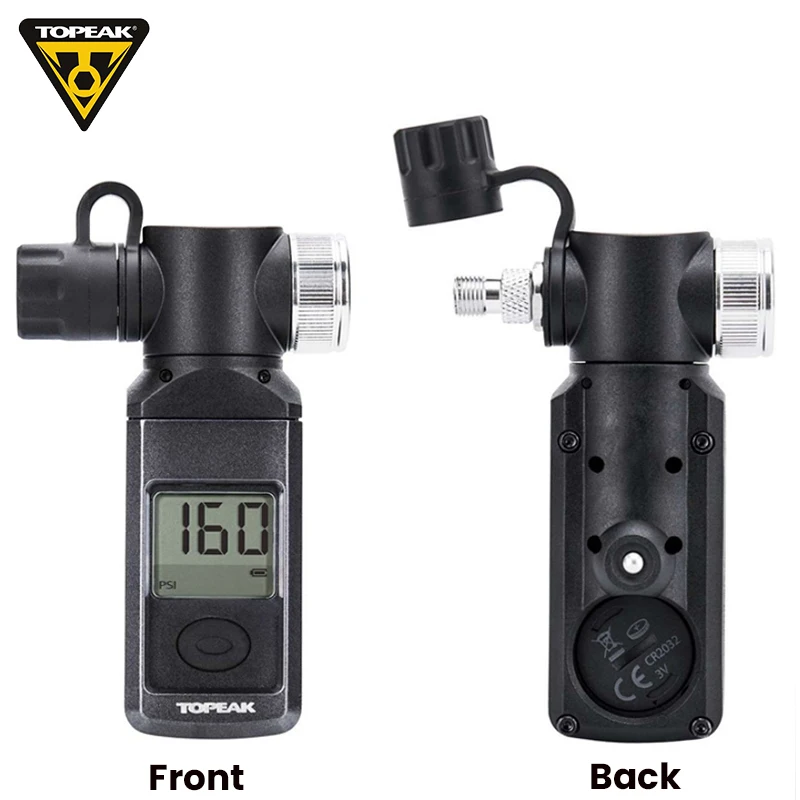 Topeak TSUTG-03 Electronic Smart Head Road Bike Tyre Pressure Gauge Digital LCD MTB Tire Gauge Bicycle Inflation Pressure Gauge