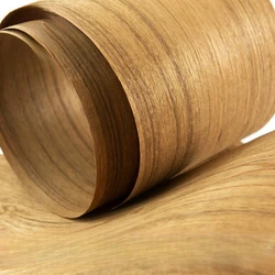 Natural Genuine Thai teak Veneer Furniture Wood Veneer about 30x250cm 0.5mm Thick C/C