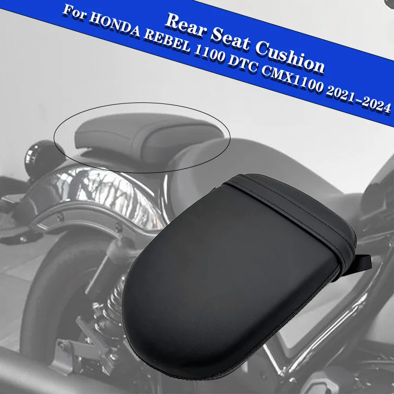 

Для Honda Rebel 1100 1100DTC CMX1100 CMX1100A CMX1100D 2021 2022 2023 2024 Подушка заднего пассажирского сиденья мотоцикла