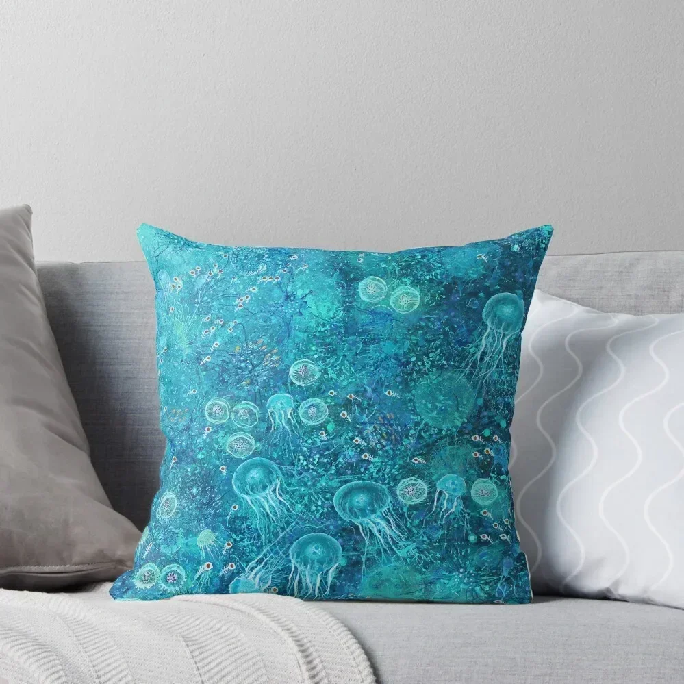 

Diaphanous Lifeforms Throw Pillow Christmas Covers For Cushions pillow cover christmas bed pillows pillow