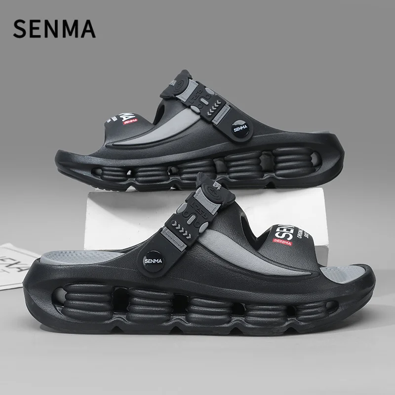 Sandalias SENMA de Verano para Hombre, de Doble Uso, para Interiores y Exteriores, Deportivas, de Playa, Cómodas, Suaves, Tipo Chanclas, Calzado Casual Masculino