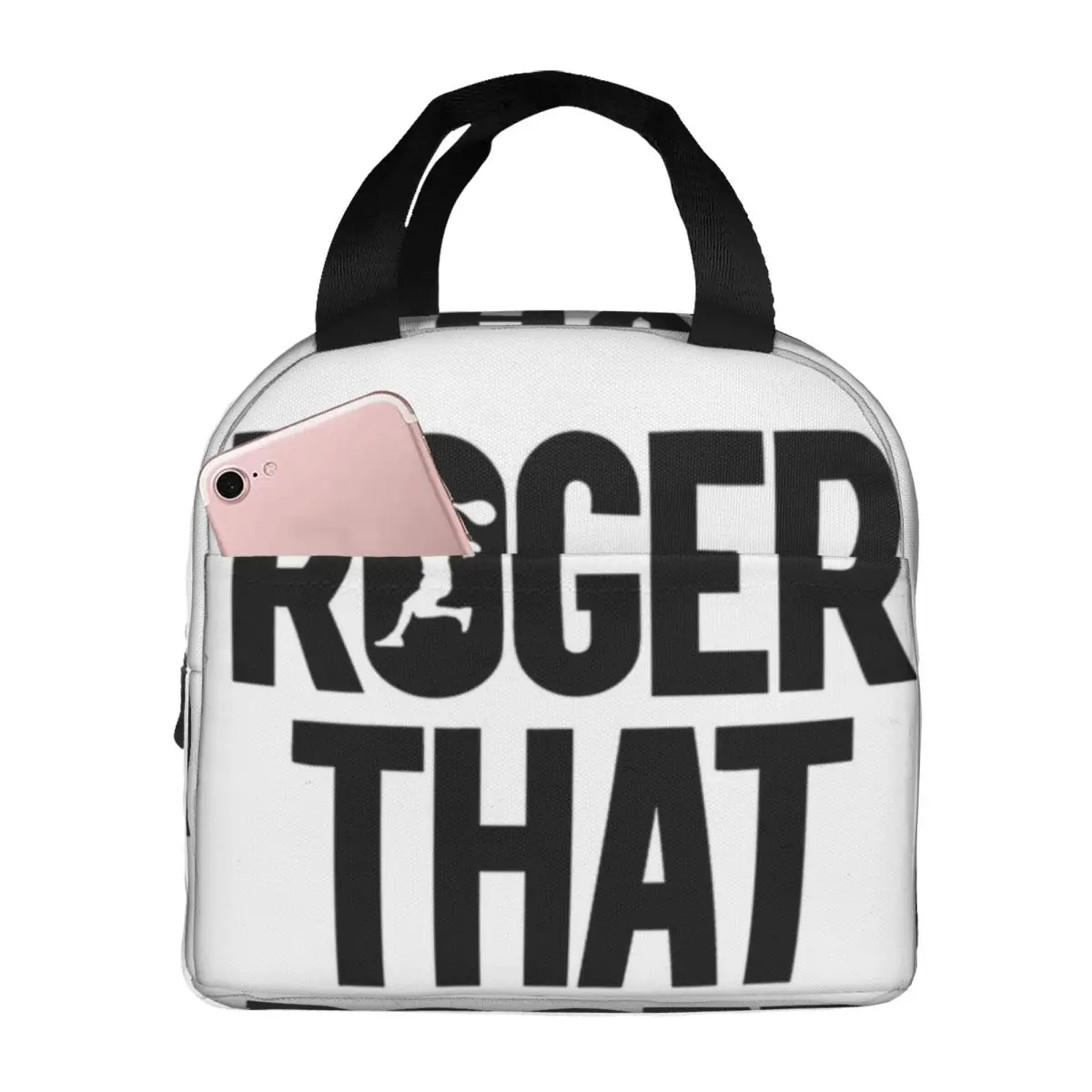 Roger Federer Lunch Bags Insulated Bento Box Waterproof Lunch Tote Resuable Picnic Bags for Woman Girl School