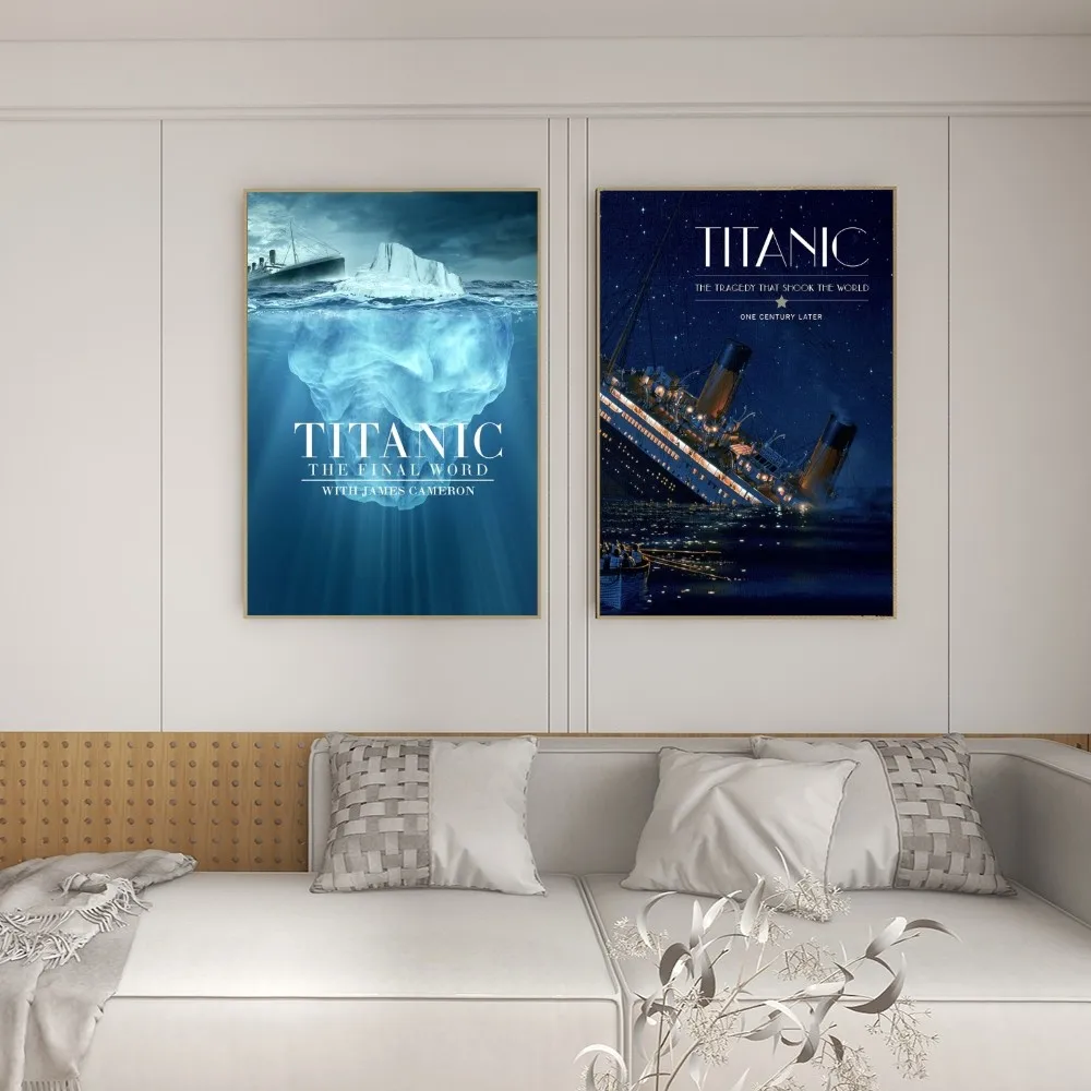 MALUO Poster con stampa artistica da parete del film Titanic Jack e