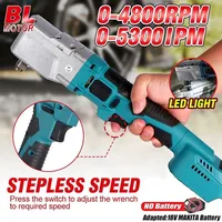 1000NM Brushless Electric Ratchet Wrench 588Vf 1/2'' Ratchet Wrench Set Power Tool Removal Screw Nut for Makita 18V Battery