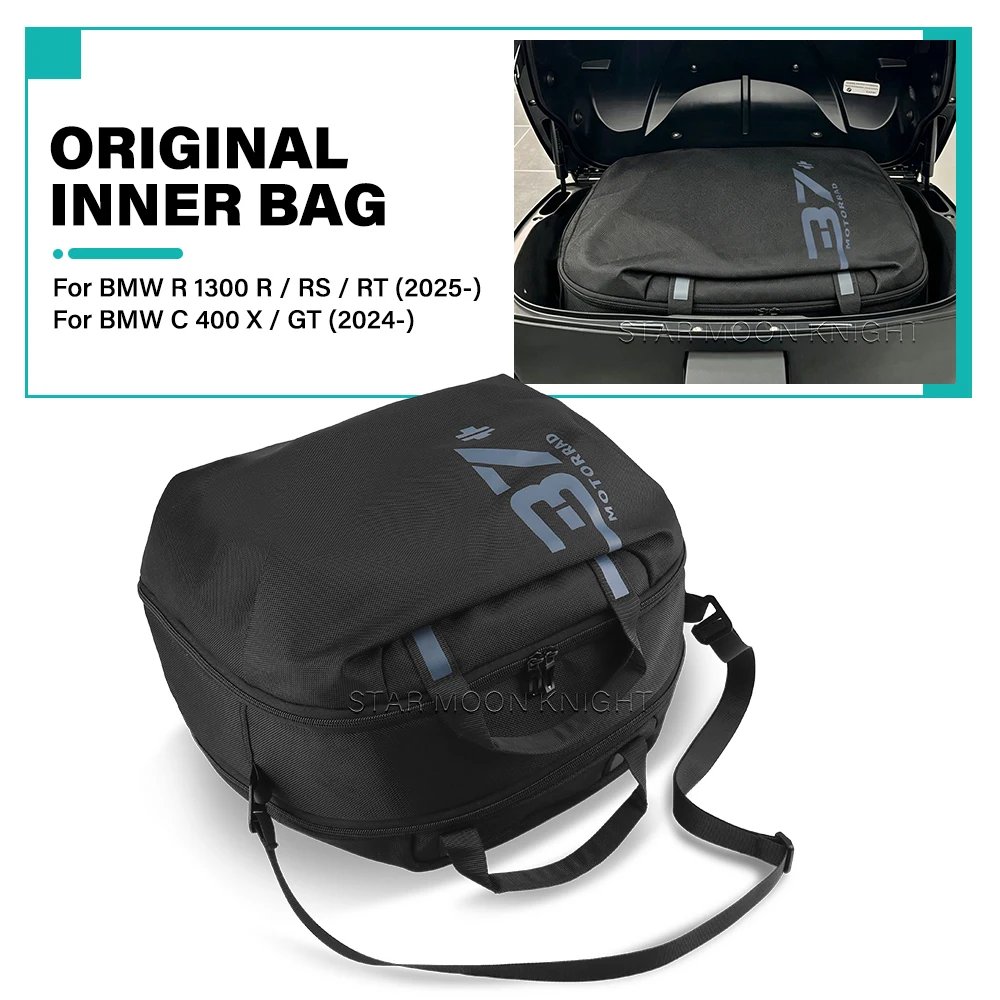 

Motorcycle Trunk Inner Bag for BMW R1300 R RS RT 2025+ C400X C400GT 2024+ Large Capacity Luggage Organizer with Shoulder Strap
