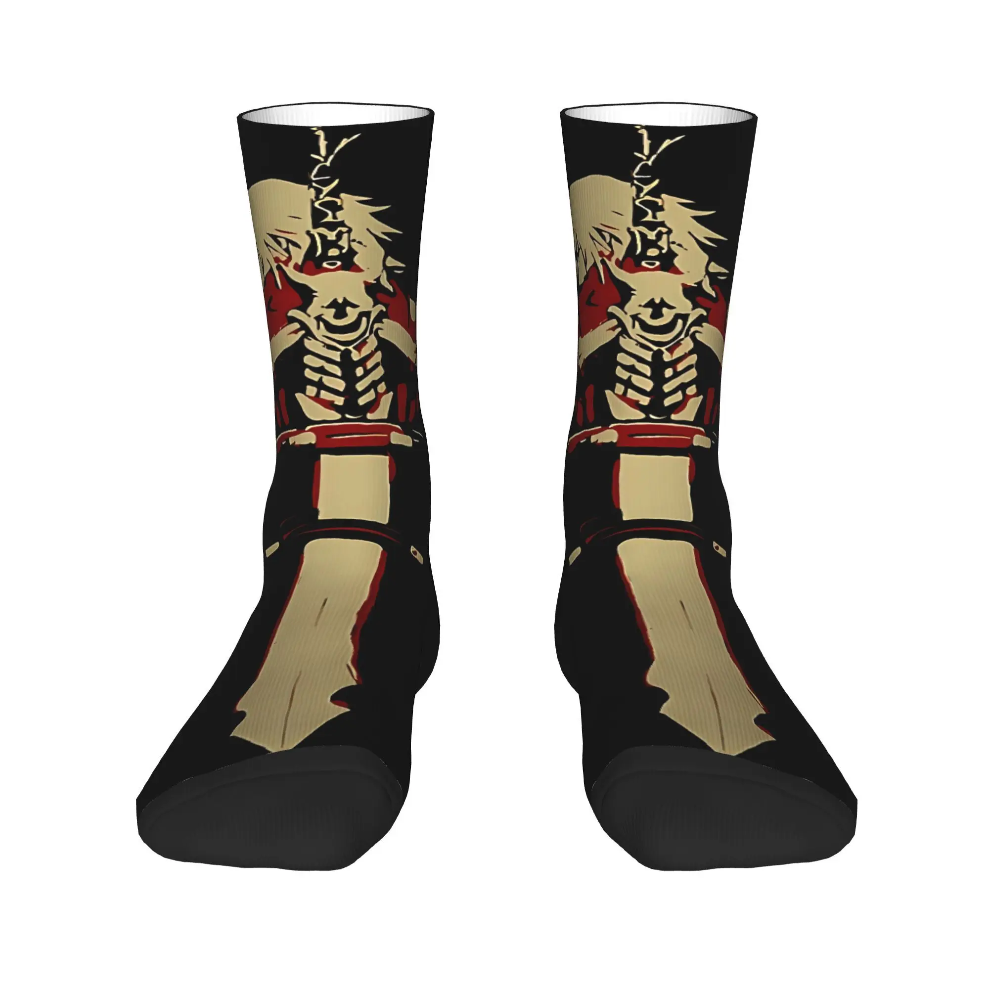 Adults Men Socks Devil May Cry 5 Dante  Stockings Non Slip Soft Breathable Socks Winter Harajuku Printed Outdoor Socks