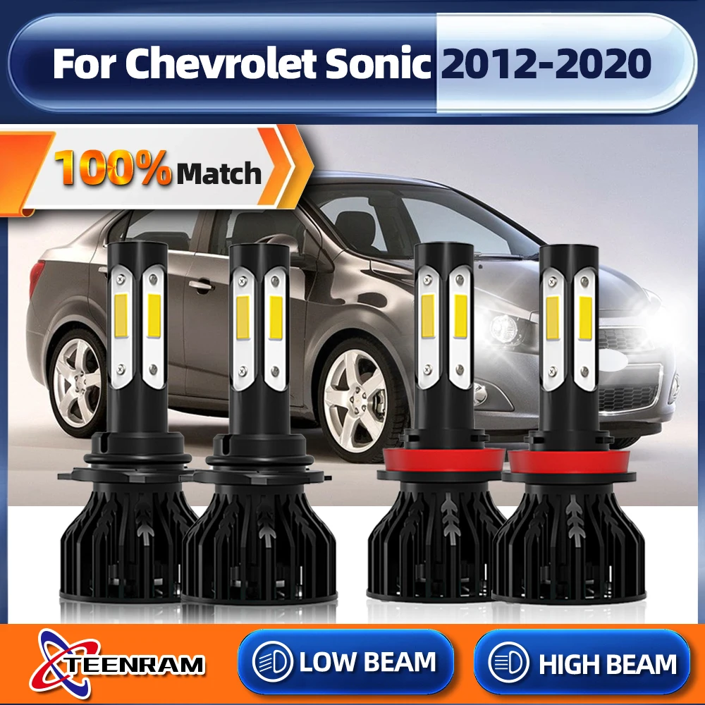 

9005 HB3 H11 Canbus Led Headlights Bulb 240W 40000LM Turbo Lamp 12V 6000K Car Light For Chevrolet Sonic 2012-2017 2018 2019 2020