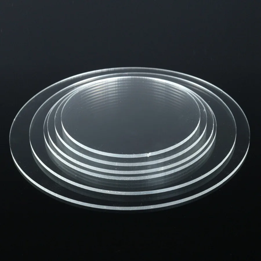 4 6 8 10inch Round Acrylic Cake Discs Topper Reusable Baking Insert Boards Disk Base for Cakes Trimming Decorating Supplies - view 3