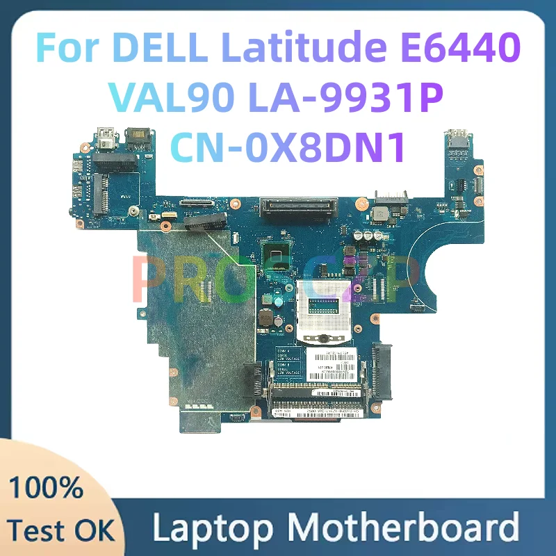 

VAL90 LA-9931P Mainboard For DELL Latitude E6440 0FVNJN CN-0X8DN1 0D5CH1 007KGN 085M2V 100% Fully Tested