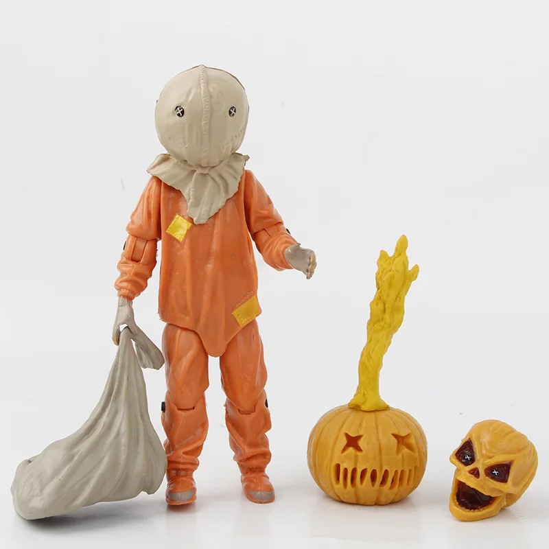 Horror Movie Characters Chucky Freddy Jason Trick 'R Treat Sam Scary Saw Articulated Joints Moveable Action Figures Toys Gift view 3